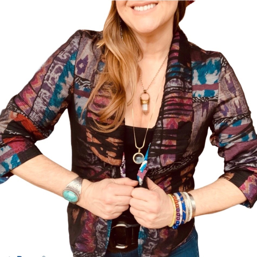 Alberto Makali Patch Pattern Black Mash Overlay B… - image 1